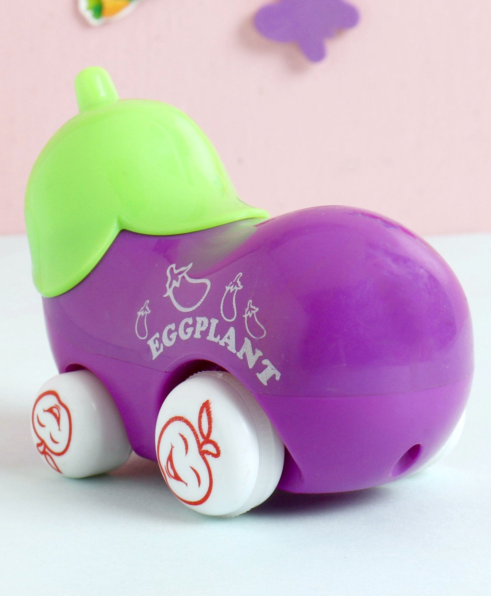Veggy On Wheels Friction Powered Toy Set of 4 - Multicolor - Image 4