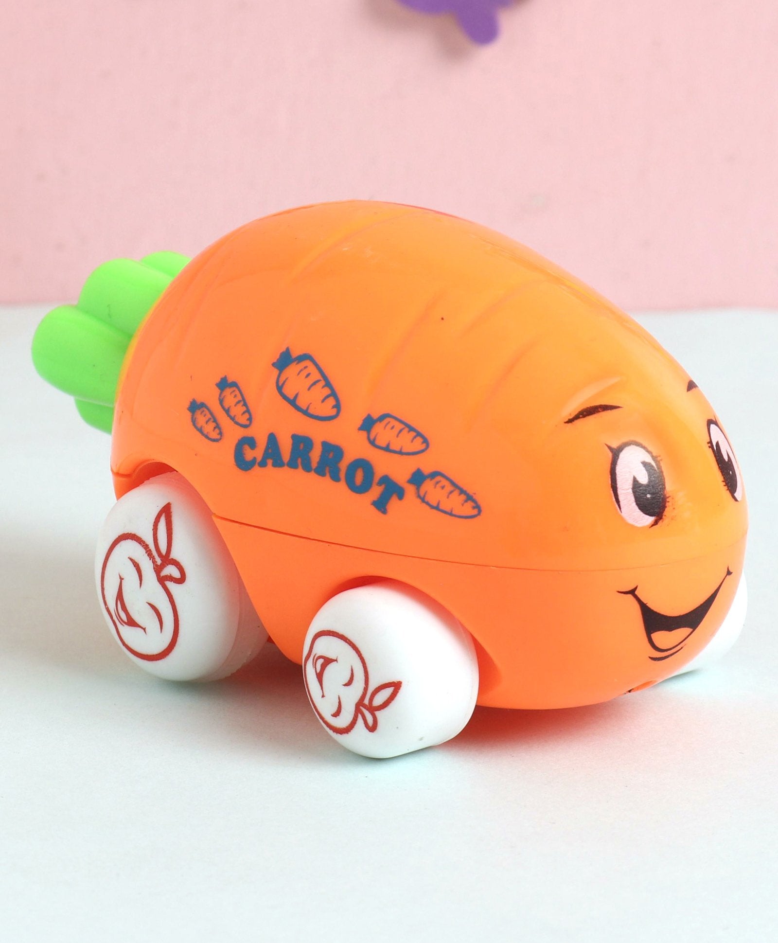 Veggy On Wheels Friction Powered Toy Set of 4 - Multicolor - Image 5