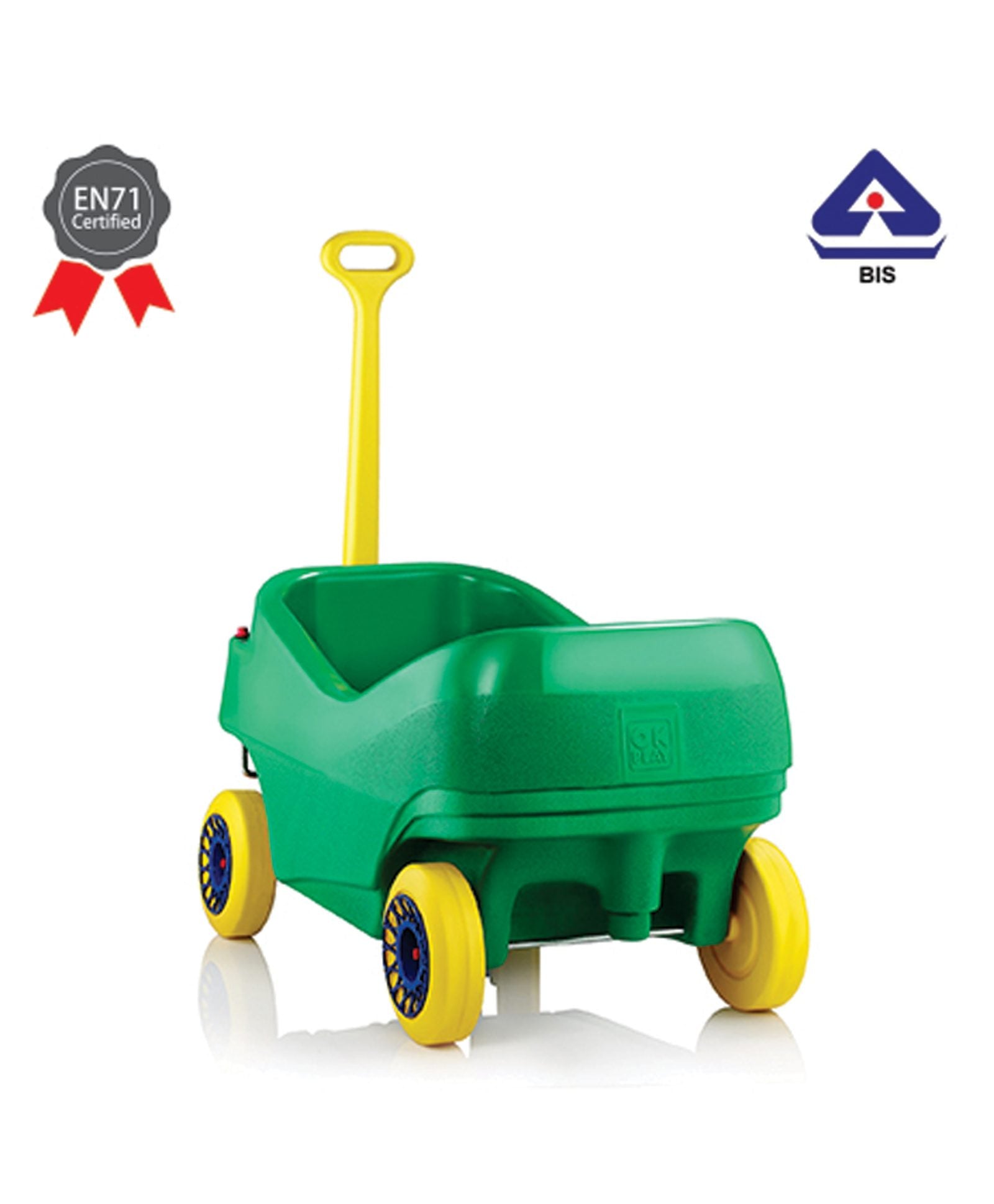OK Play Dream Wagon Manual Push Ride-on - Green