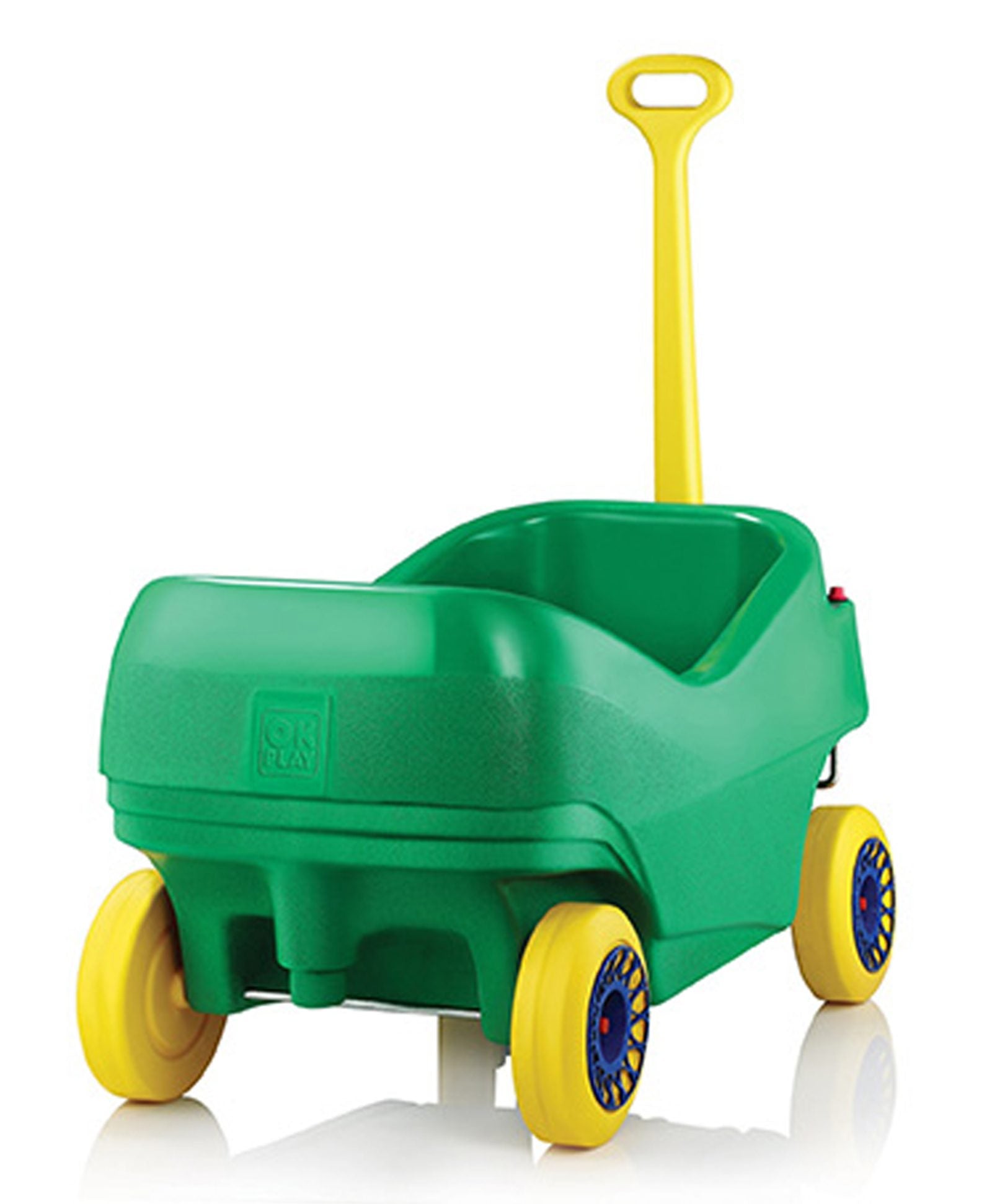OK Play Dream Wagon Manual Push Ride-on - Green - Image 4