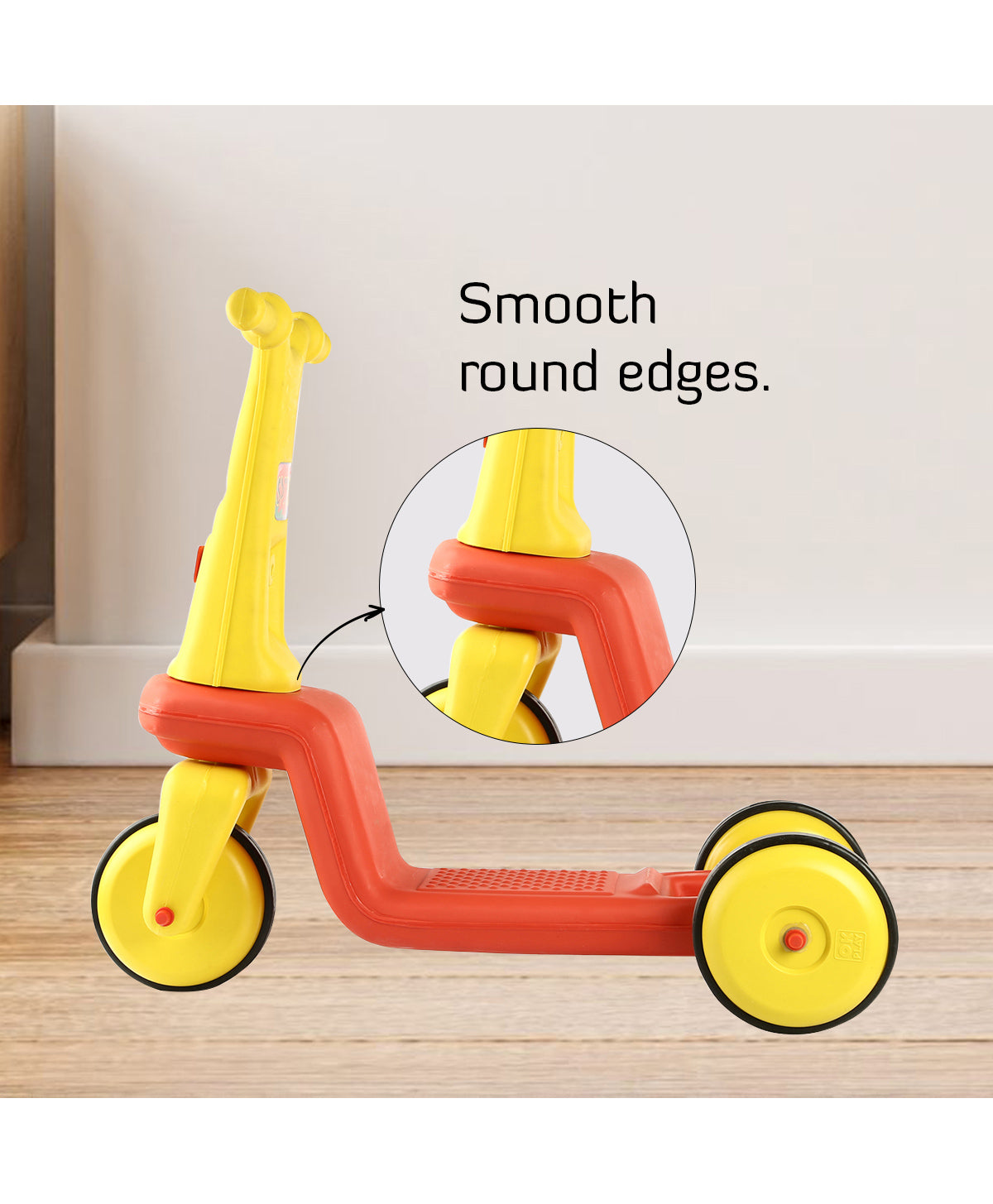 OK Play Scooter - Yellow - Image 4