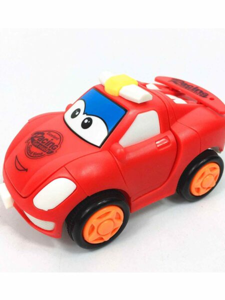 Enorme Racing Converting Car To Robot Friction Car Toy - Red