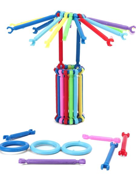 Seekho Stick Blocks Linking Set - 128 Pieces