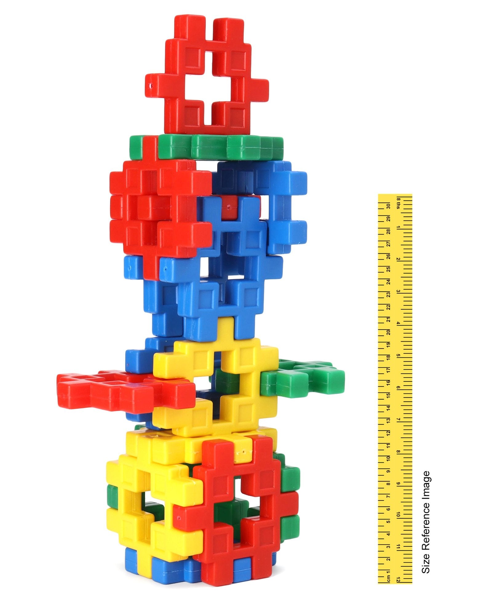 Building Blocks Toy Set Multicolor - 50 Pieces - Image 3