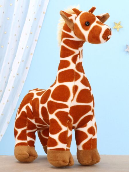 Play Toons Giraffe Soft Toy Brown - Height 45 cm