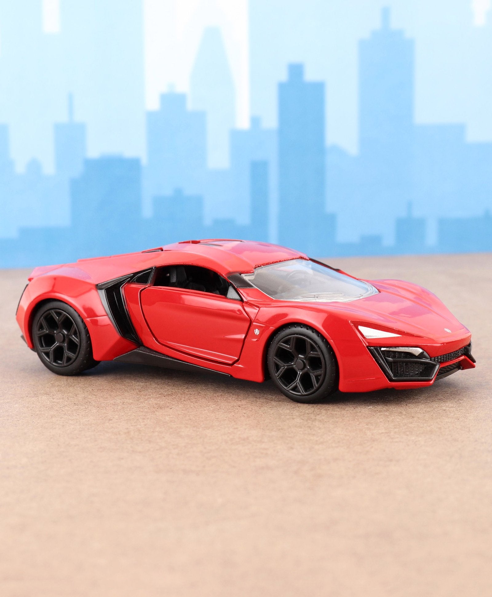 Toys Lykan Hypersport Fast & Furious Die Cast Free Wheel Car - Red