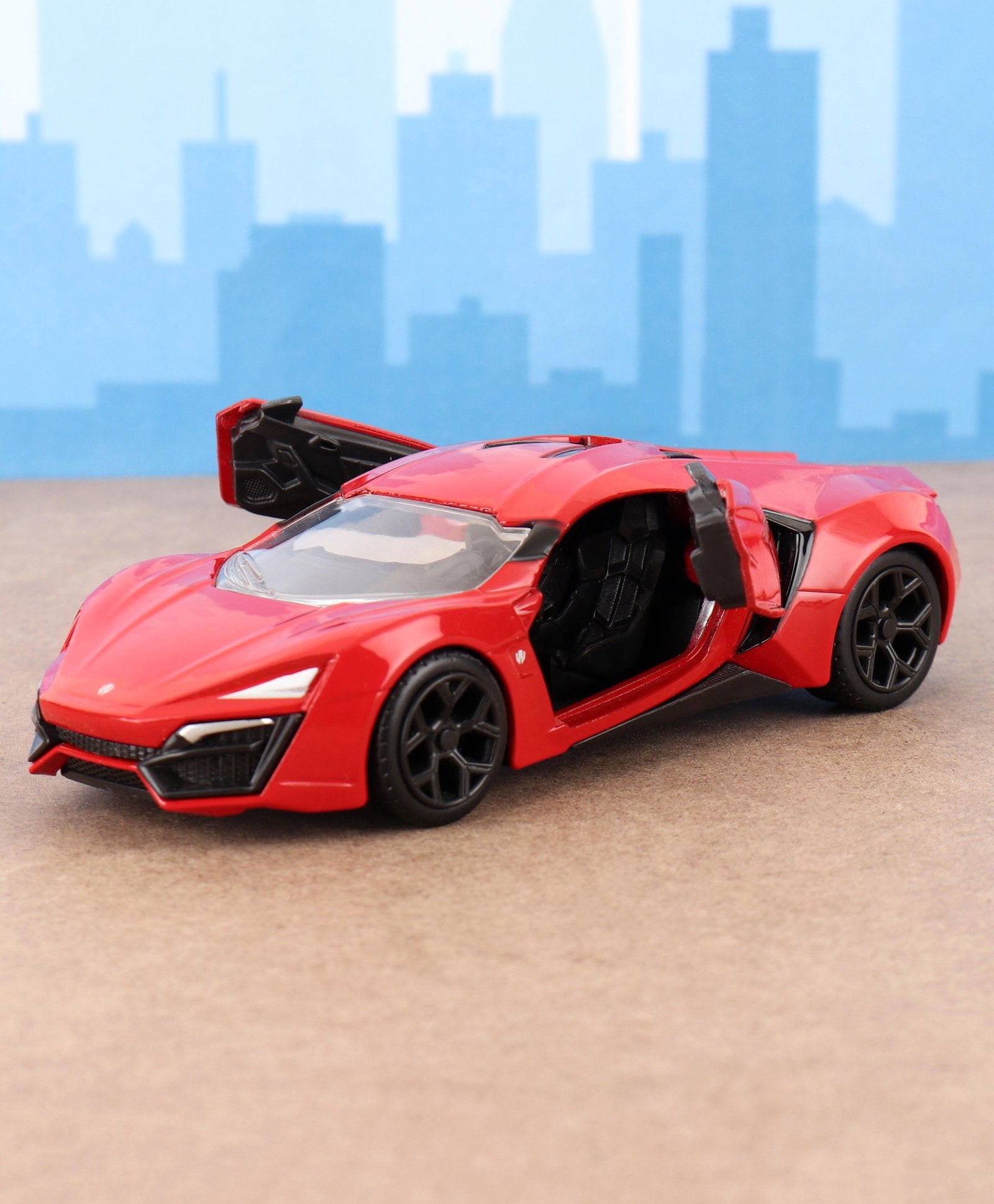 Toys Lykan Hypersport Fast & Furious Die Cast Free Wheel Car - Red - Image 7