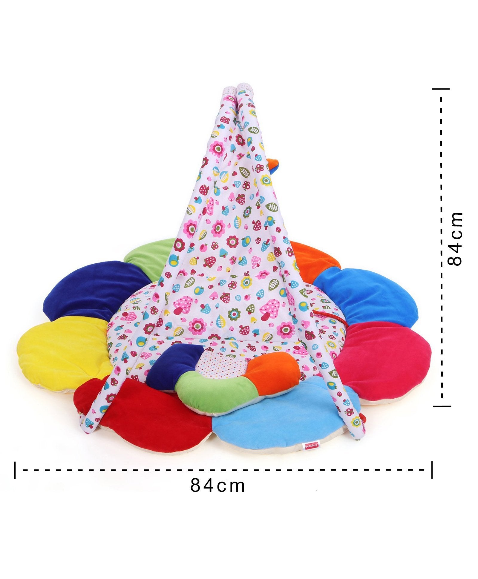 Premium Play Gym With Flower - Multicolor - Image 3