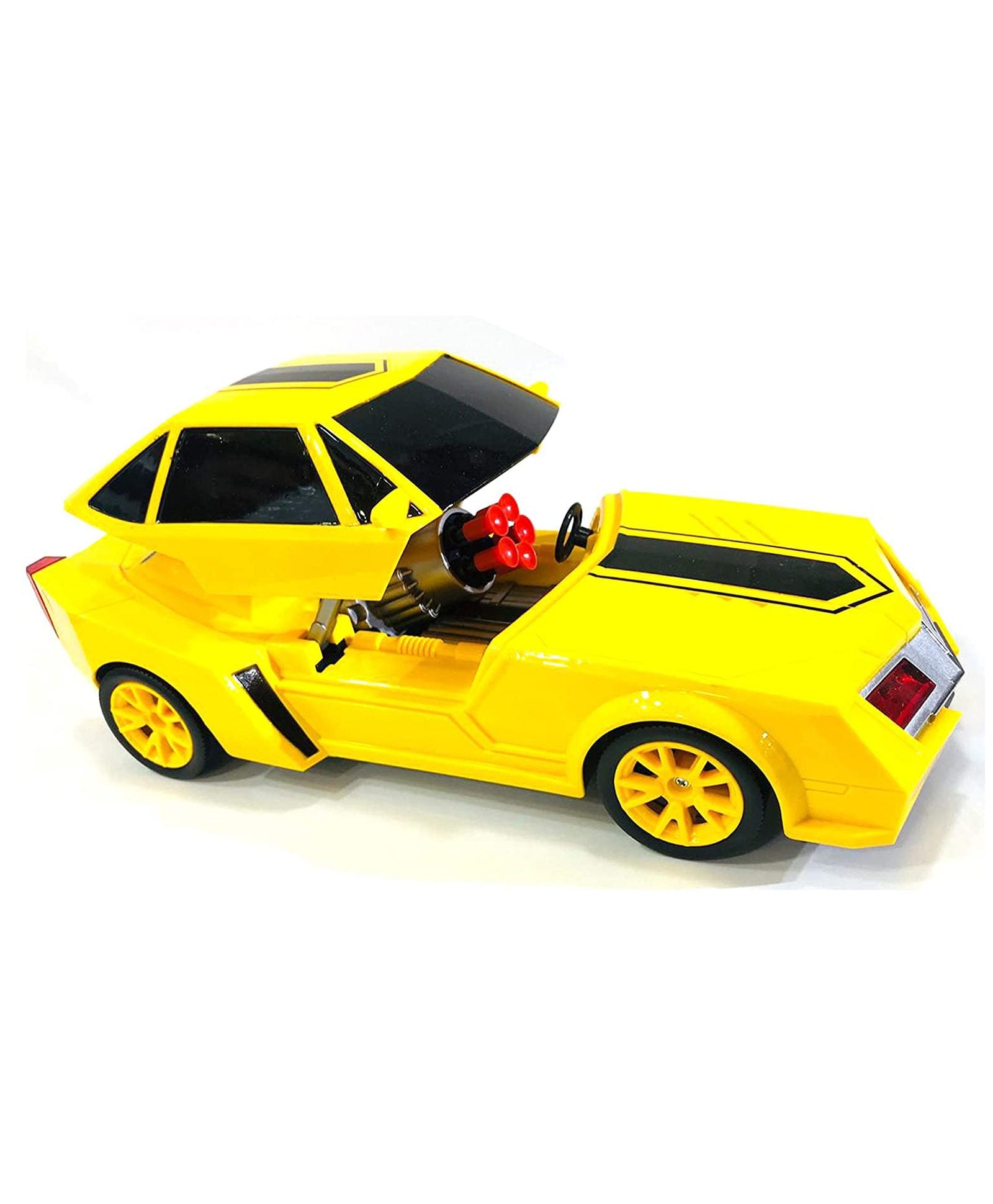 Rechargeable Bumblebee Shooting 2.4 GHz Remote Control Car - Multicolour