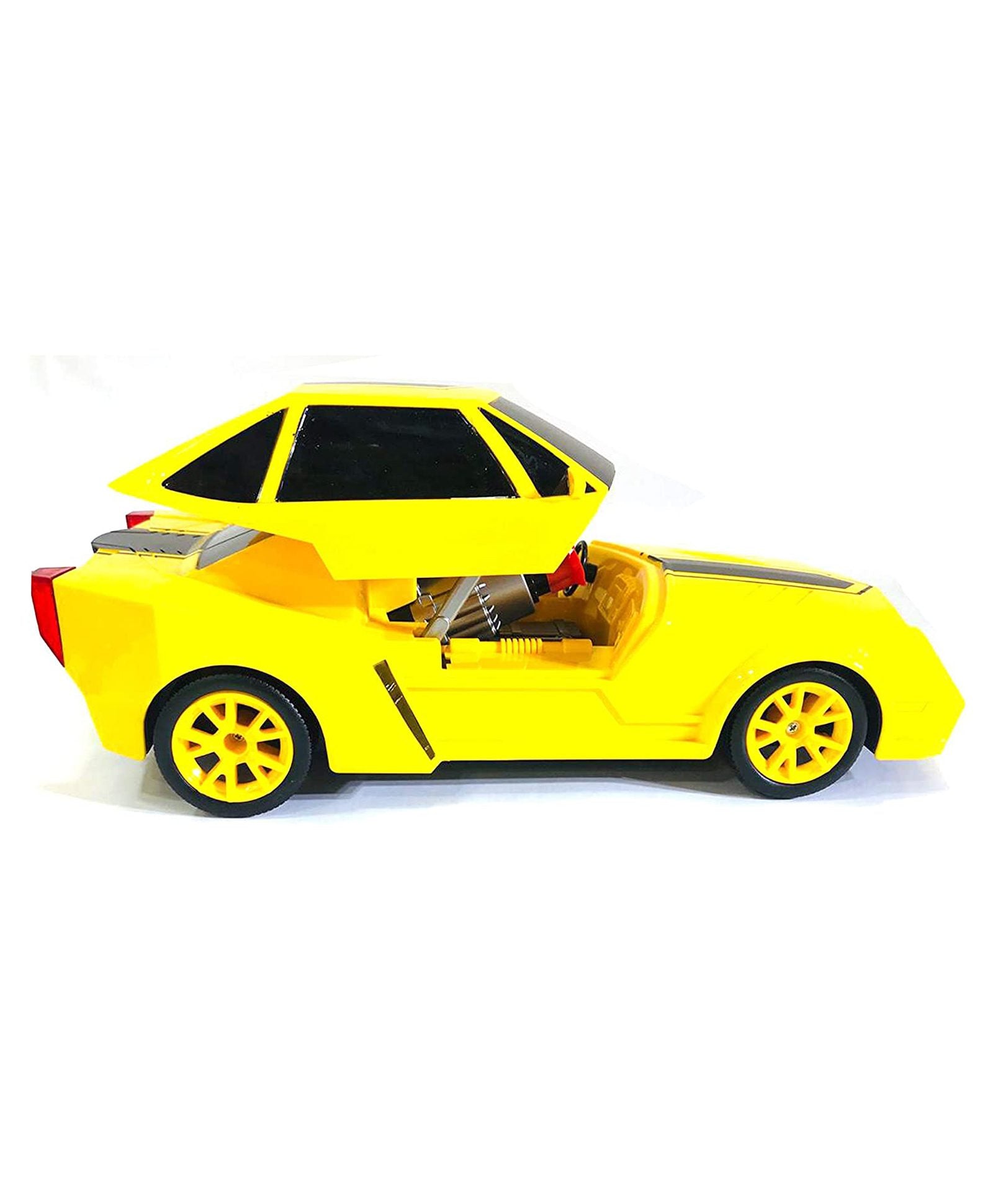 Rechargeable Bumblebee Shooting 2.4 GHz Remote Control Car - Multicolour - Image 3