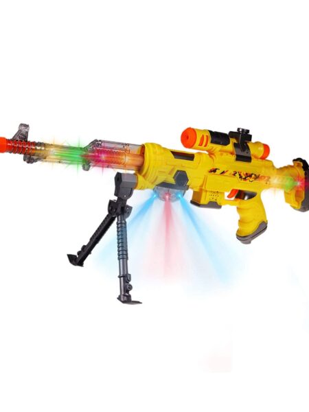 Scorpion Toy Gun with Lights and Sounds - Yellow