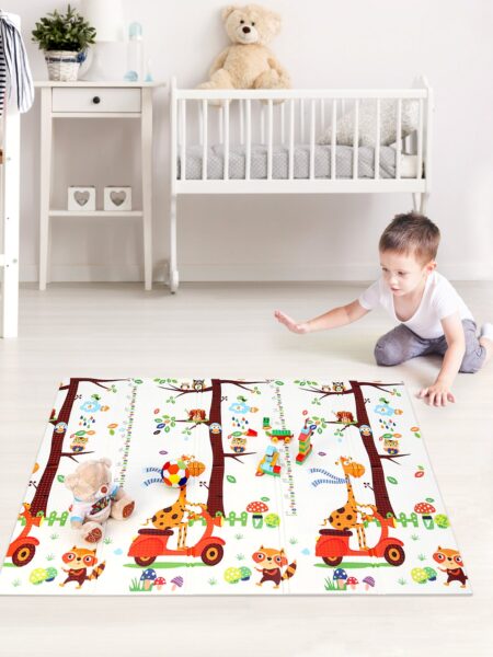 Waterproof Folding mat Giraffe Print - Multicolour