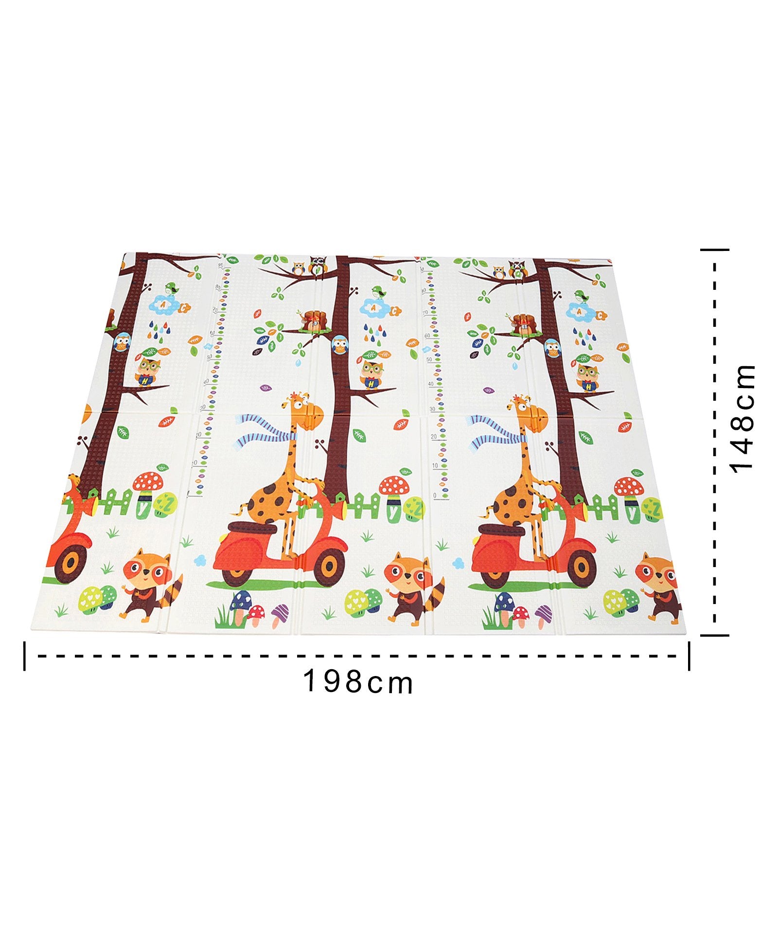 Waterproof Folding mat Giraffe Print - Multicolour - Image 3