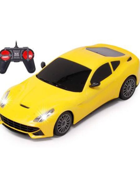 Rechargeable Remote Control High Speed Car - Yellow