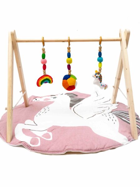 Potato Baby Activity Play Gym With Toys - Multicolor
