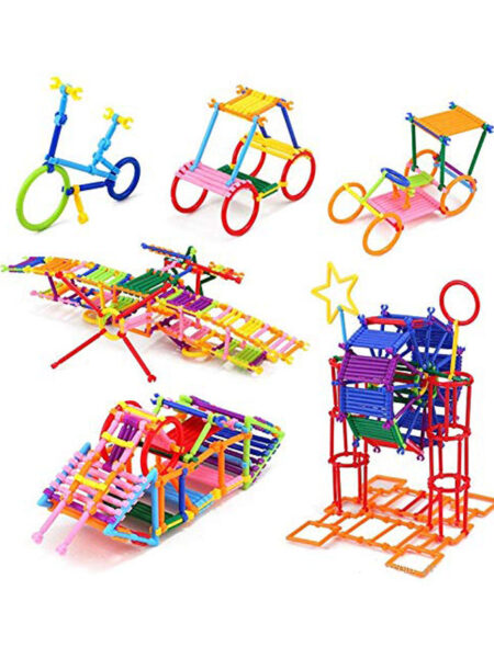 Vijaya Impex Stick Blocks Multicolor - 160 Pieces