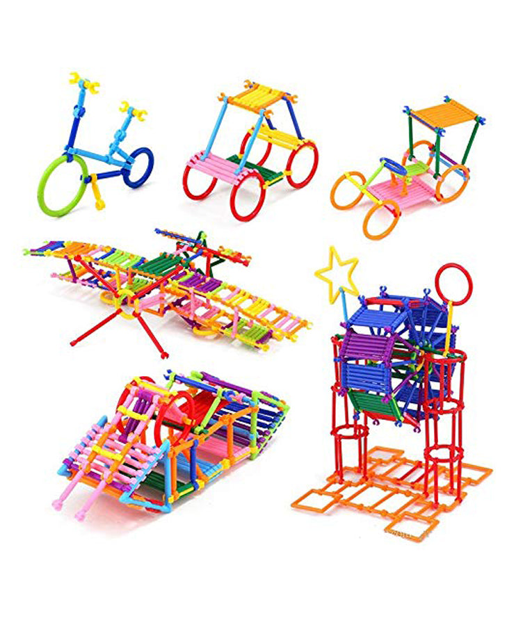 Vijaya Impex Stick Blocks Multicolor - 160 Pieces