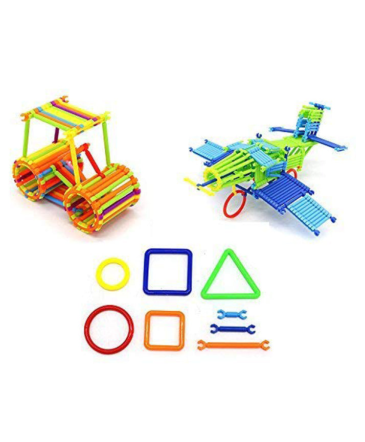 Vijaya Impex Stick Blocks Multicolor - 160 Pieces - Image 2
