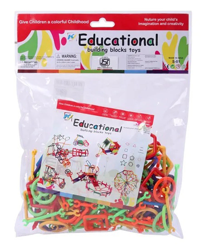 Vijaya Impex Stick Blocks Multicolor - 160 Pieces - Image 4