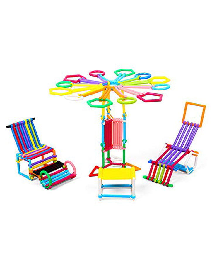 Vijaya Impex Stick Blocks Multicolor - 160 Pieces - Image 5