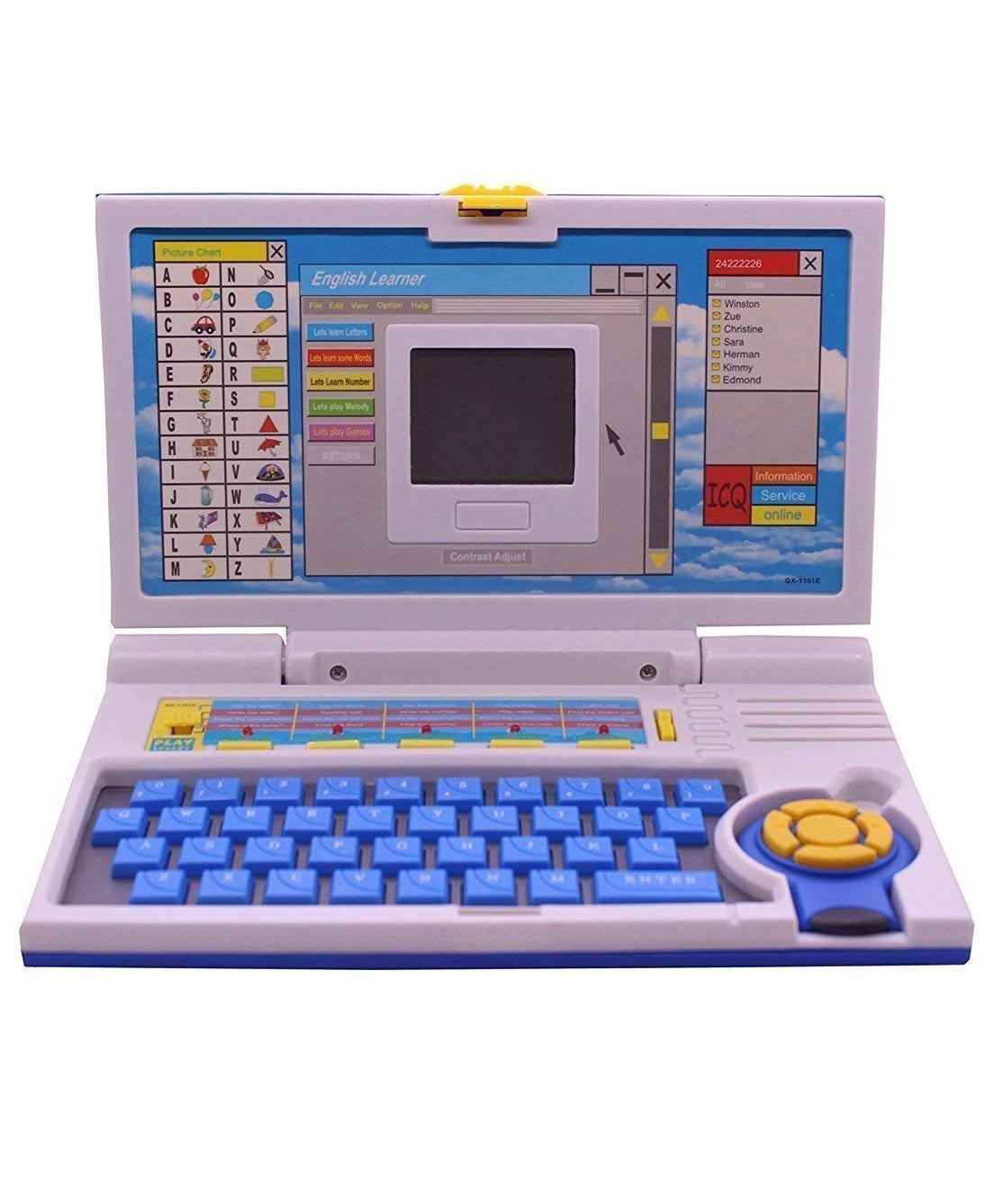 English Learner Computer Laptop Toy - Multicolour