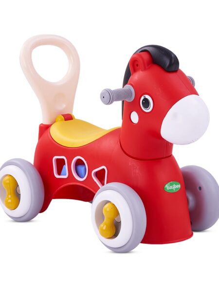 Baybee Pinto Horse Rider - Red