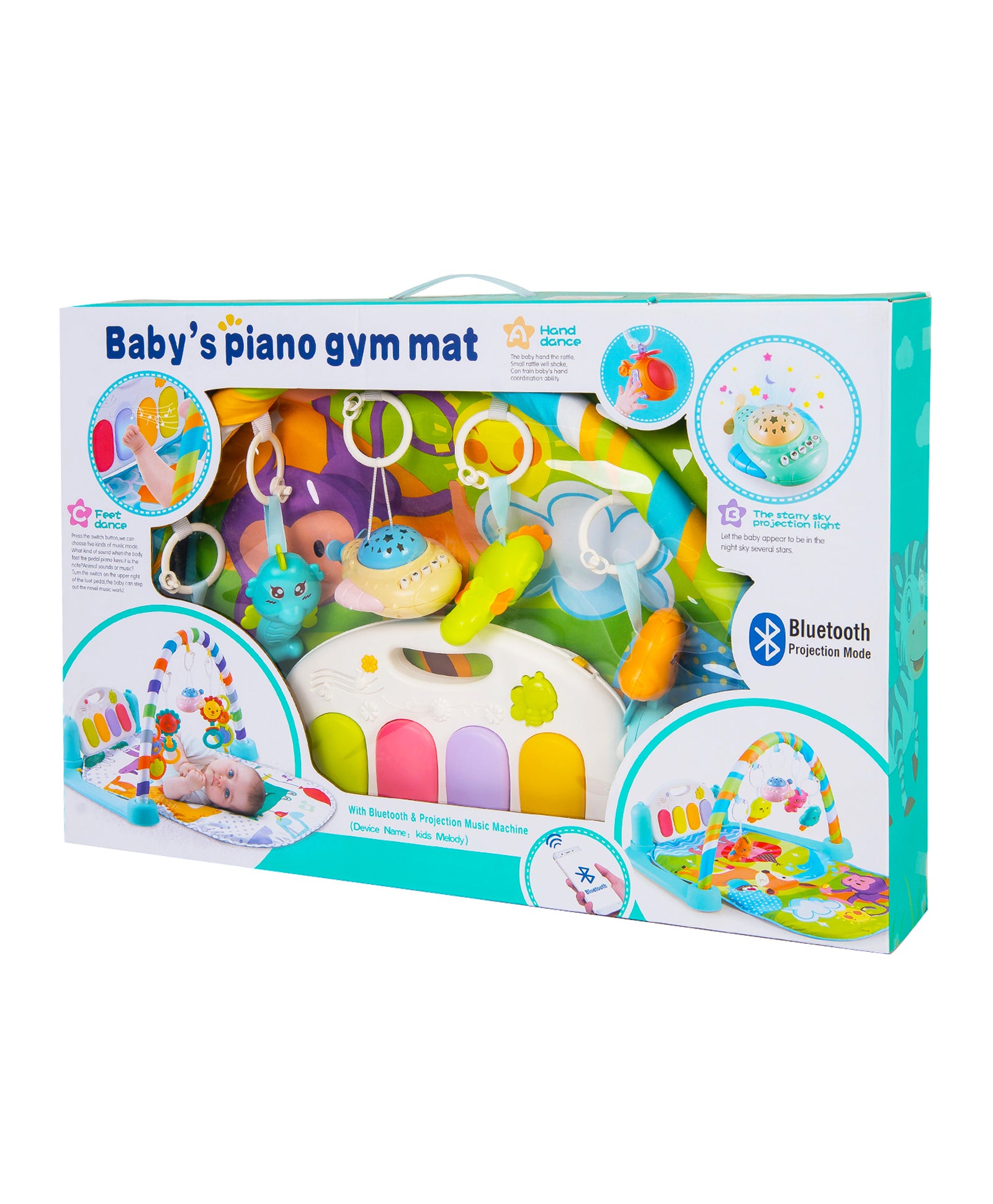 Piano Activity Play Gym With Bluetooth - Image 7