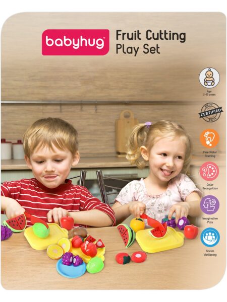 Fruit Cutting Play Set - Multicolor