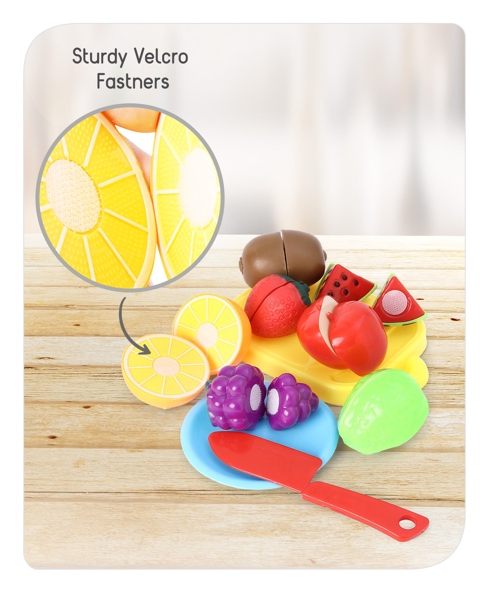 Fruit Cutting Play Set - Multicolor - Image 3