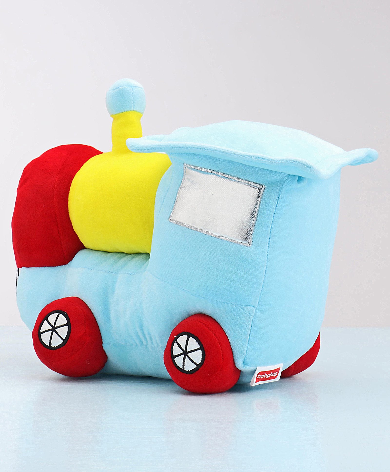 Babyhug Steam Engine Soft Toy Blue - Length 32 cm - Image 6