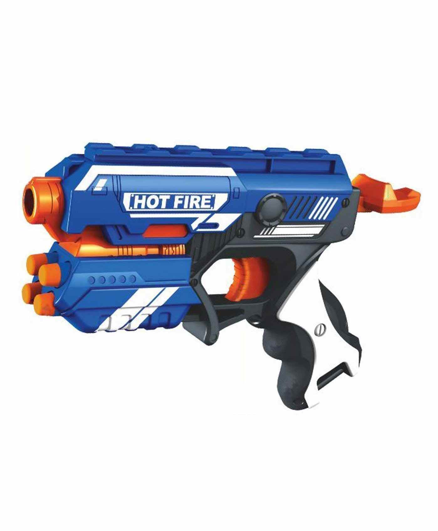 Storm Soft Bullet Gun With 10 Foam Bullets - Blue - Image 2
