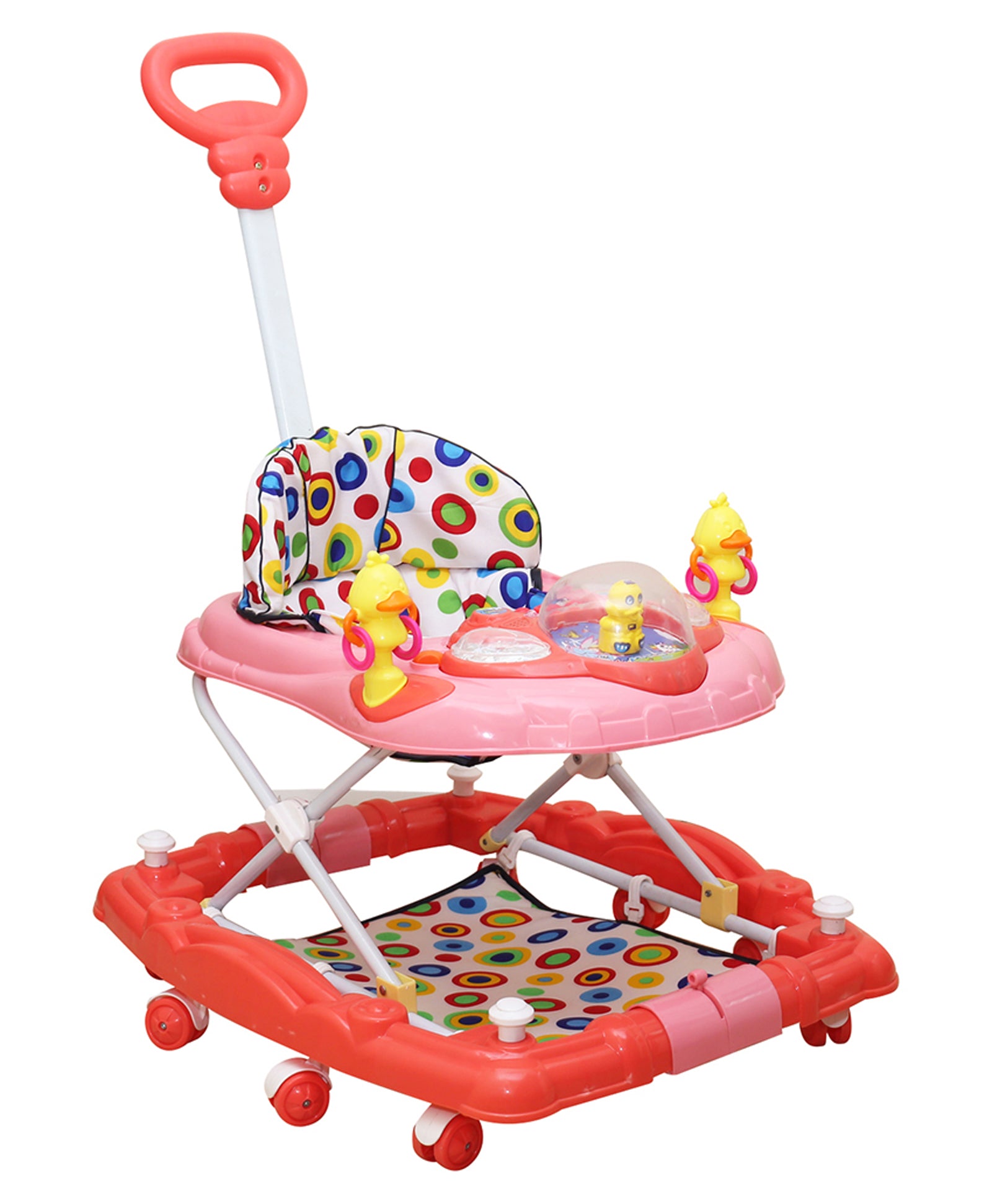 Baby Walker Cum Rocker - Pink - Image 3