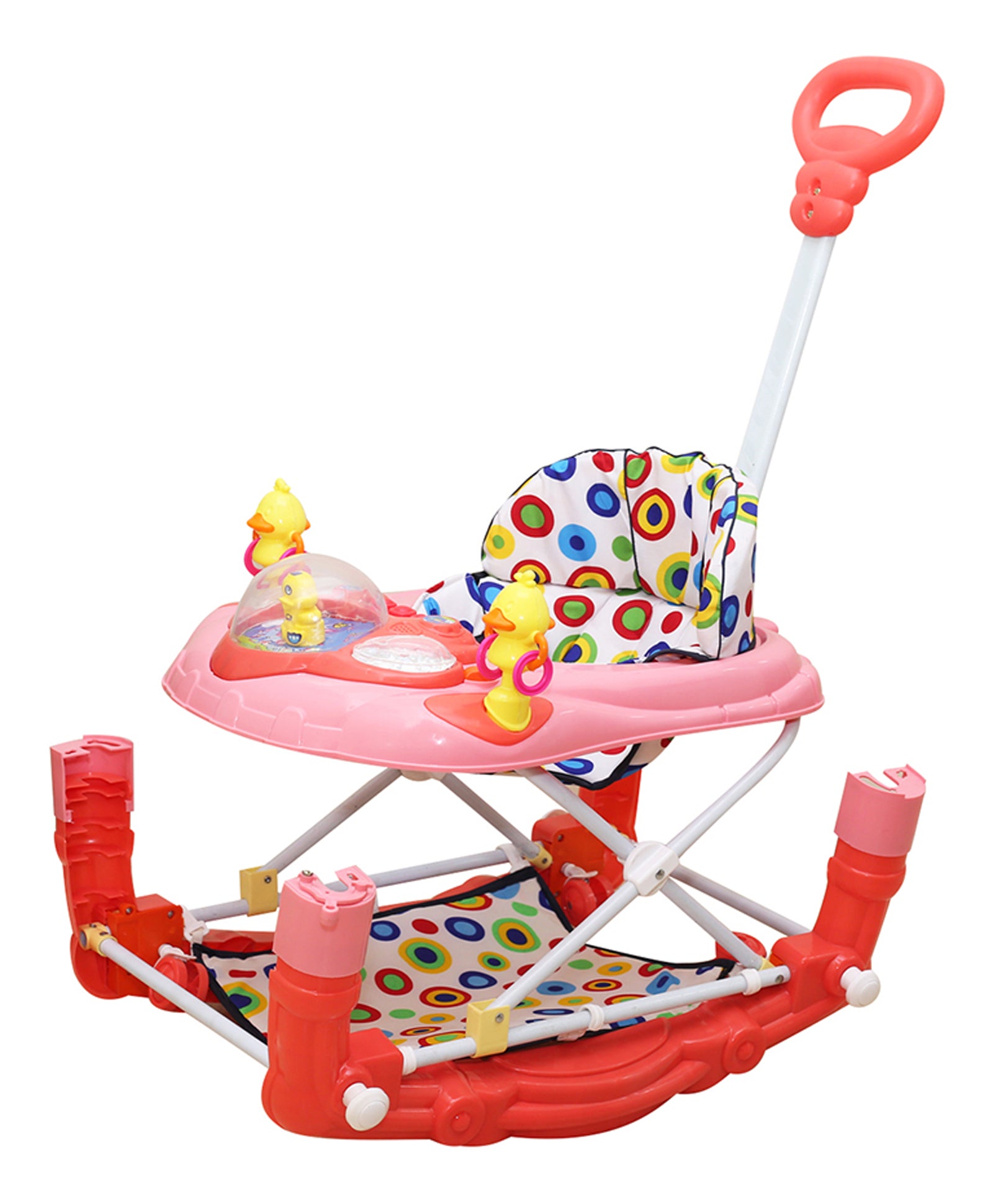 Baby Walker Cum Rocker - Pink - Image 5