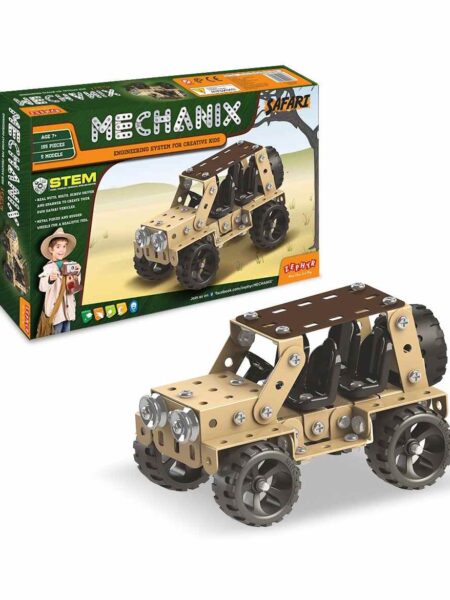 Metal Mechanix DIY Safari Car - 155 Pieces