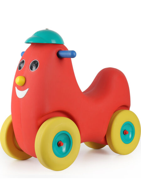 Ok Play Humpty Dumpty Rocker Cum Ride On Push Car Toy - Red