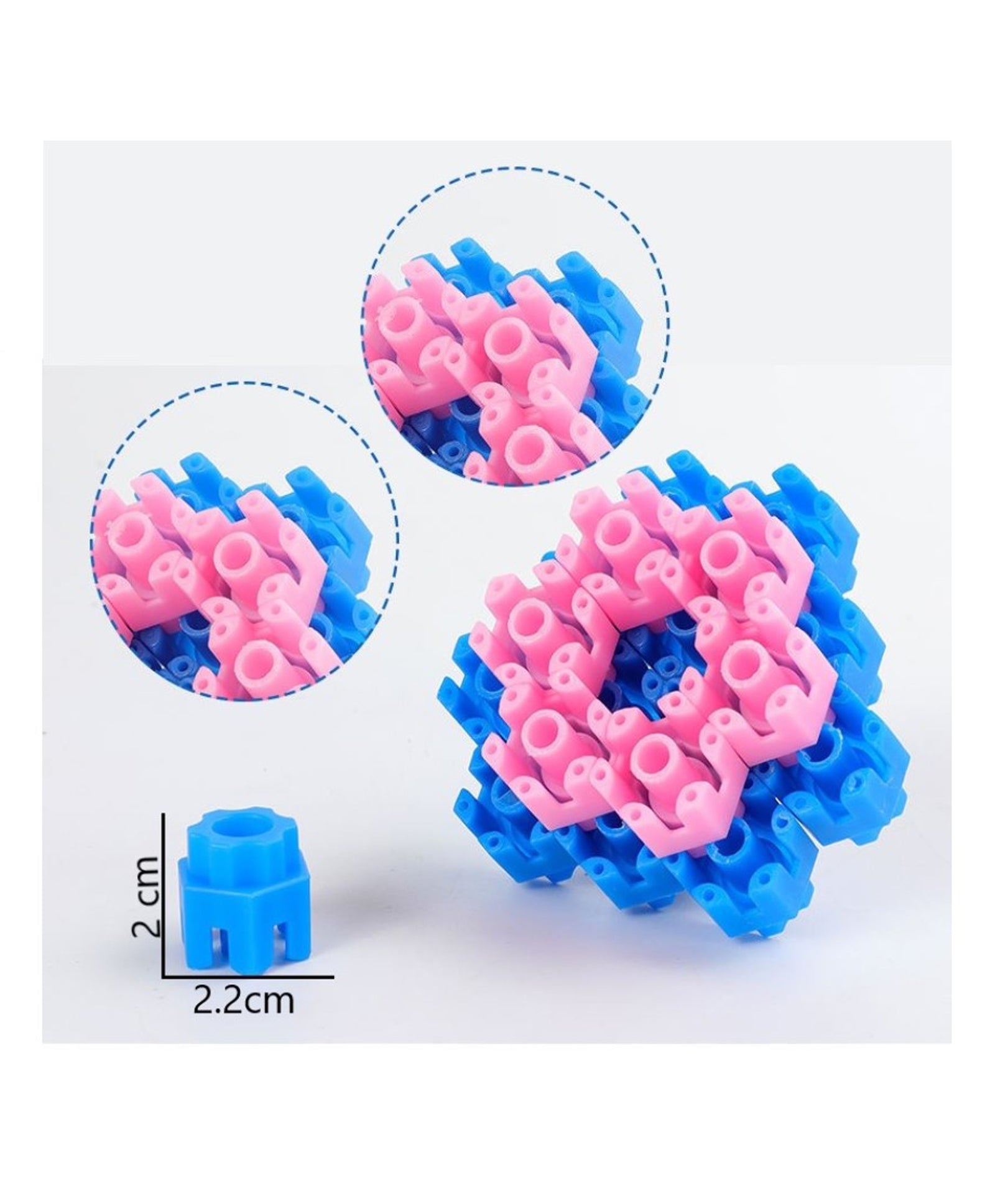 Building Blocks Set Multicolor - 200 Pieces - Image 2
