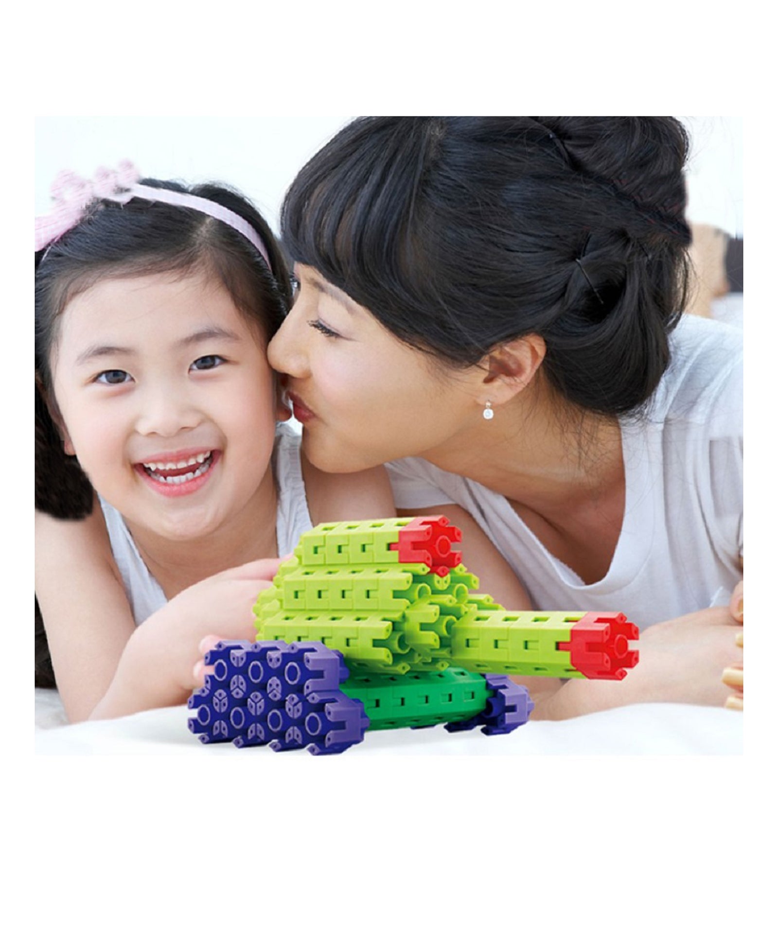 Building Blocks Set Multicolor - 200 Pieces - Image 3
