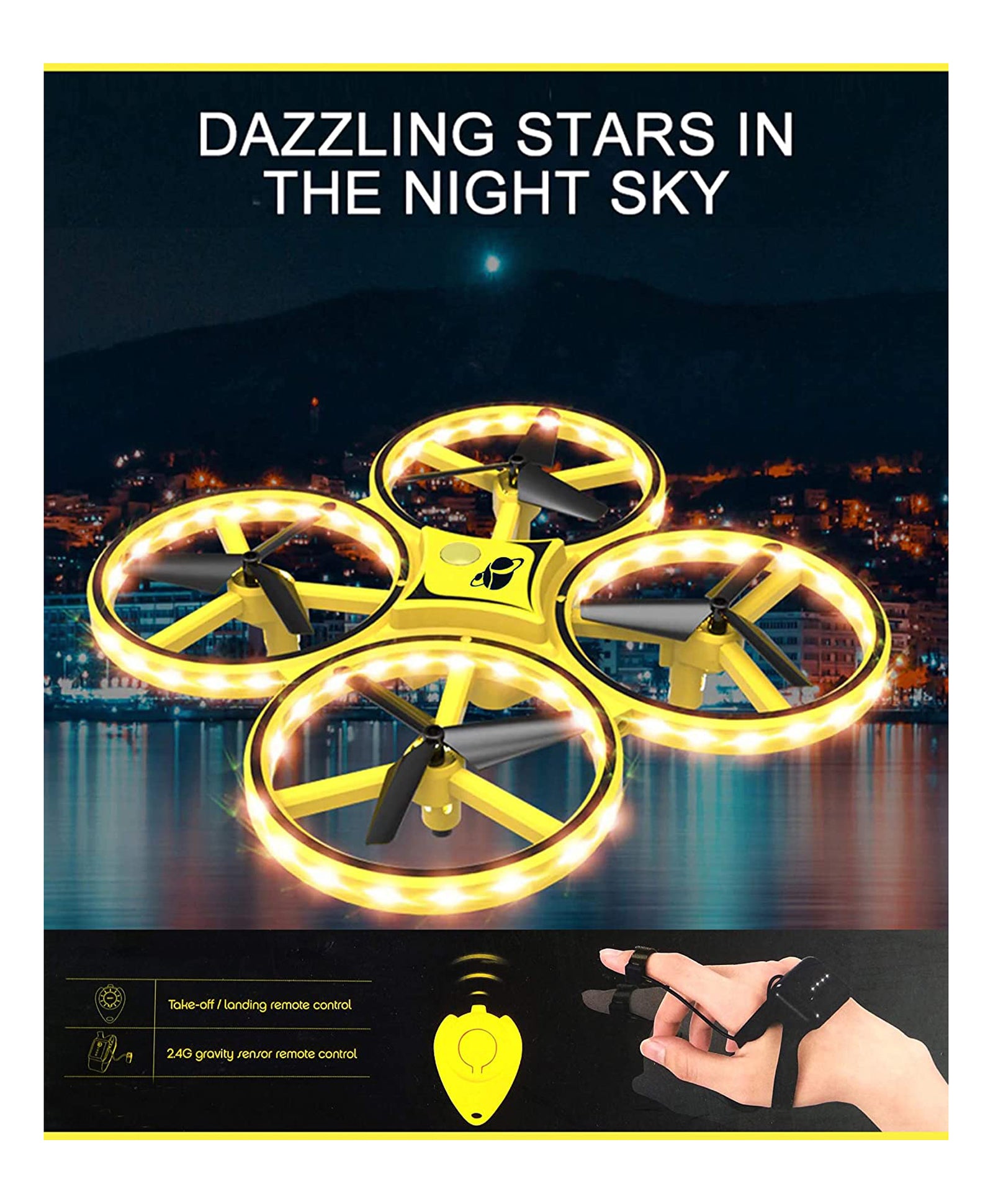 Toys Battery Operated RC Quadcopter - Colour May Vary
