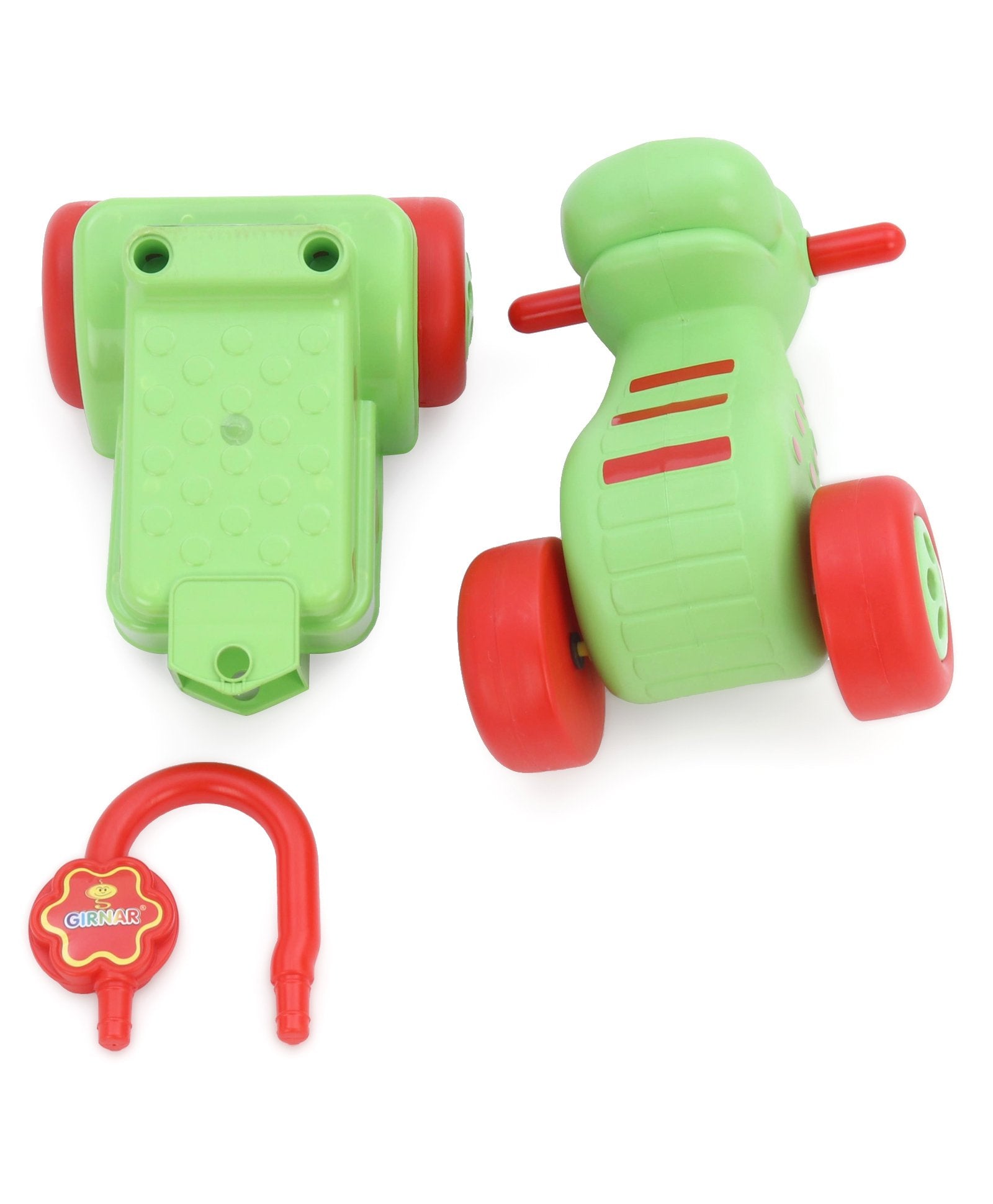 Girnar Dino Ride on with Grip Handles - Green - Image 8