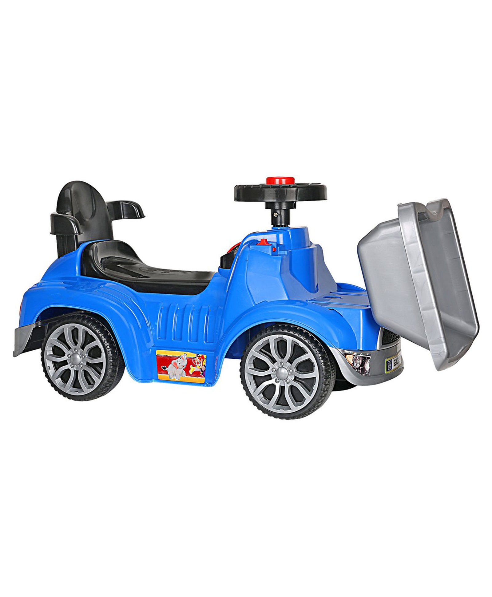Creature Ooga Rider Manual Ride On Cars - Blue