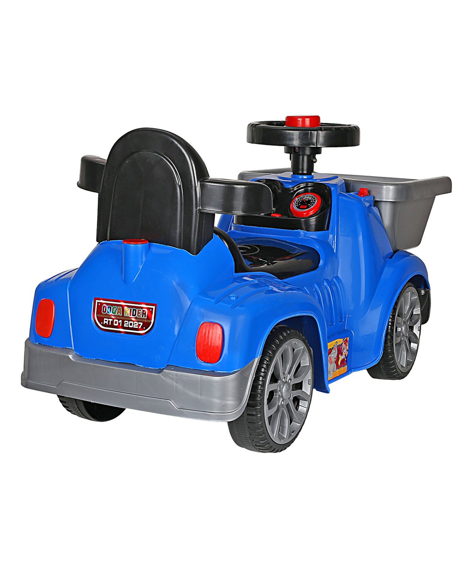 Creature Ooga Rider Manual Ride On Cars - Blue - Image 3