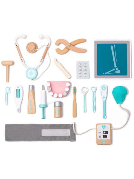 TOYS Wooden Dentist Role Play Set - Multicolor