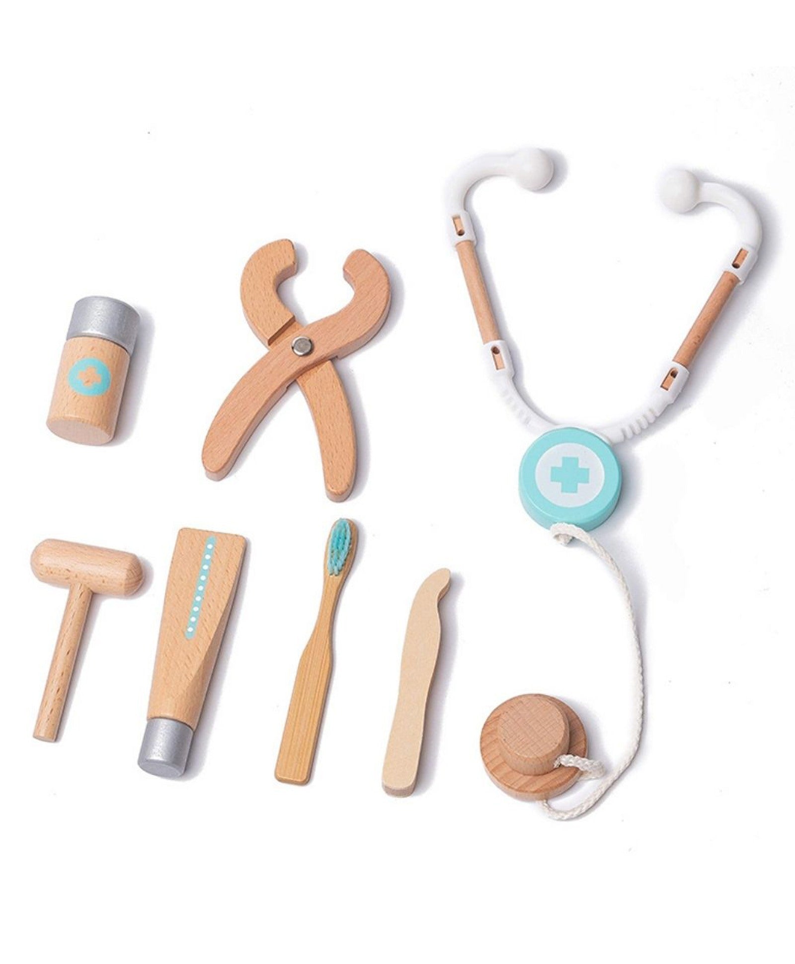 TOYS Wooden Dentist Role Play Set - Multicolor - Image 2