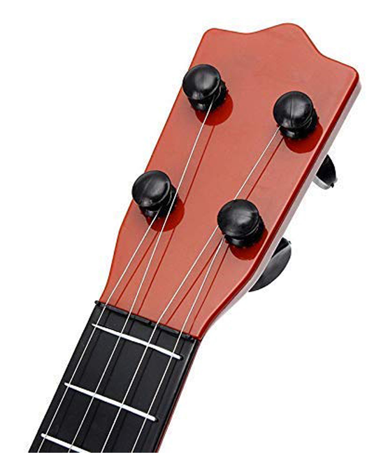 Modern Plastic 4 String Acoustic Guitar Toy - Brown - Image 2