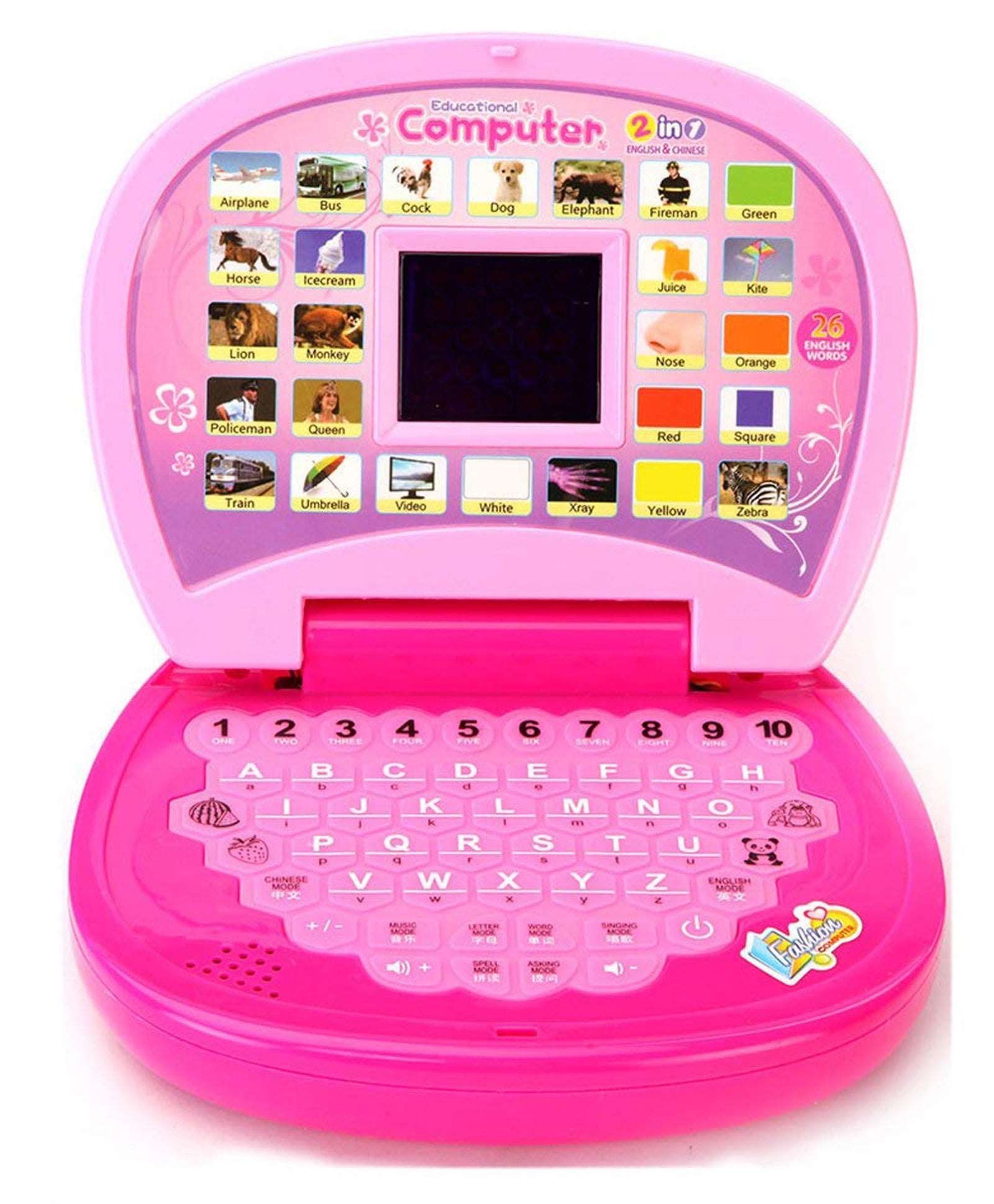 SVE Educational Laptop With LED Screen - Pink