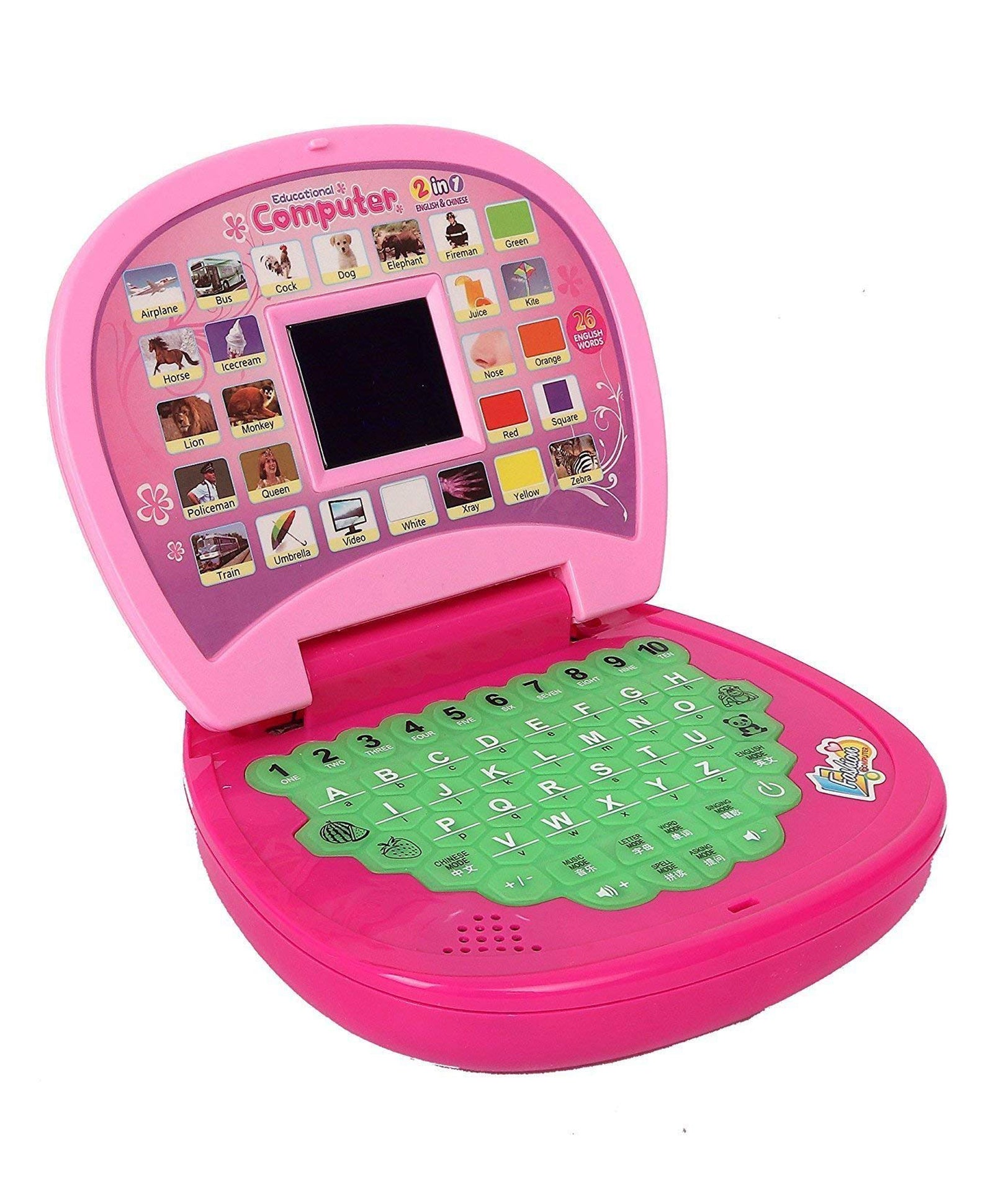 SVE Educational Laptop With LED Screen - Pink - Image 2