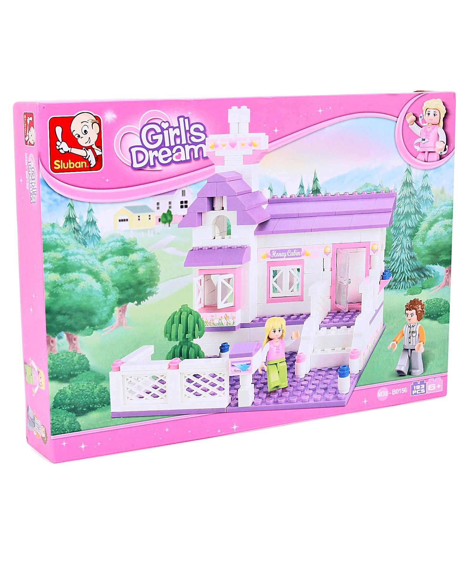 Honey Cabin Blocks Toy Set - 193 Pieces