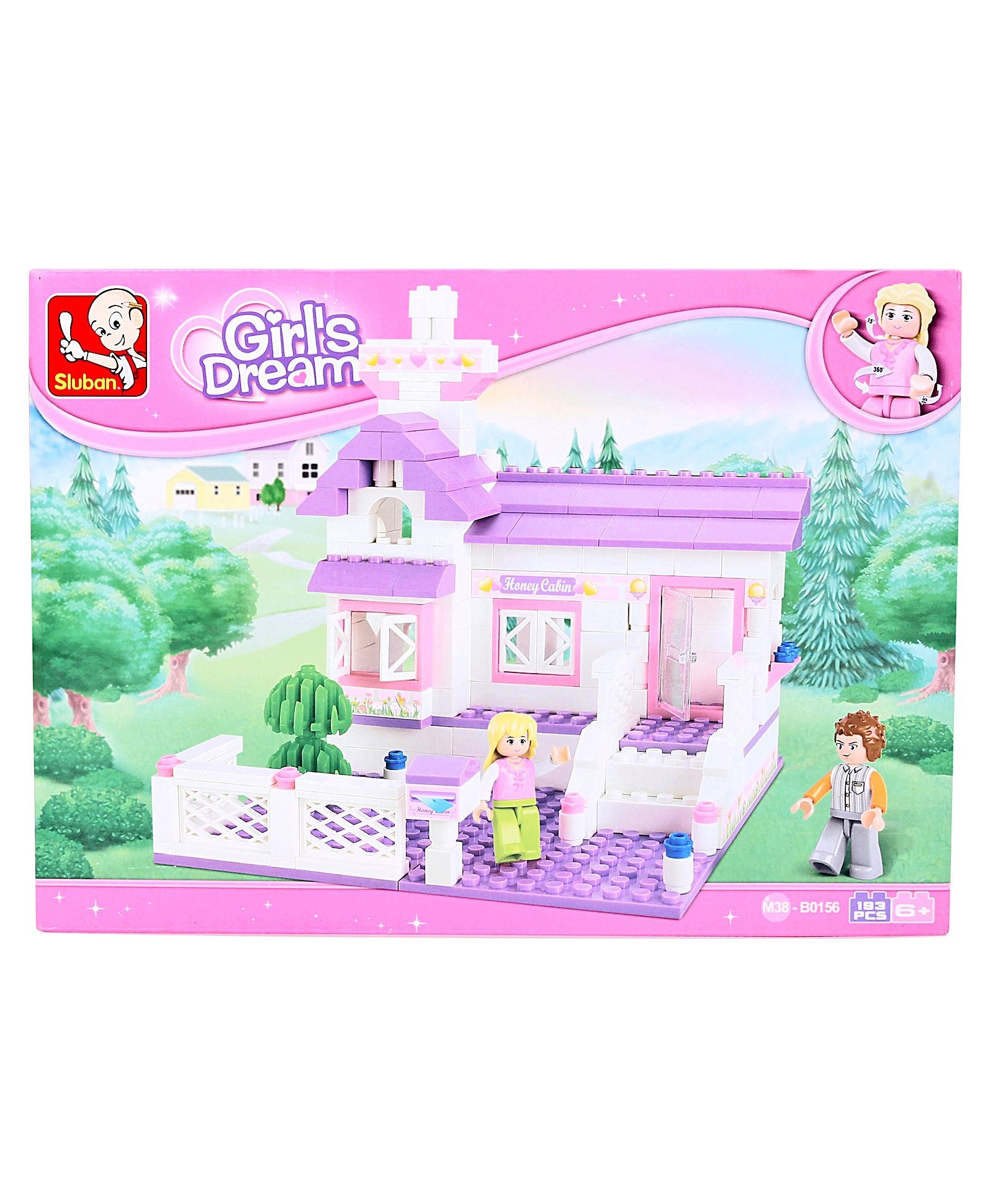 Honey Cabin Blocks Toy Set - 193 Pieces - Image 2