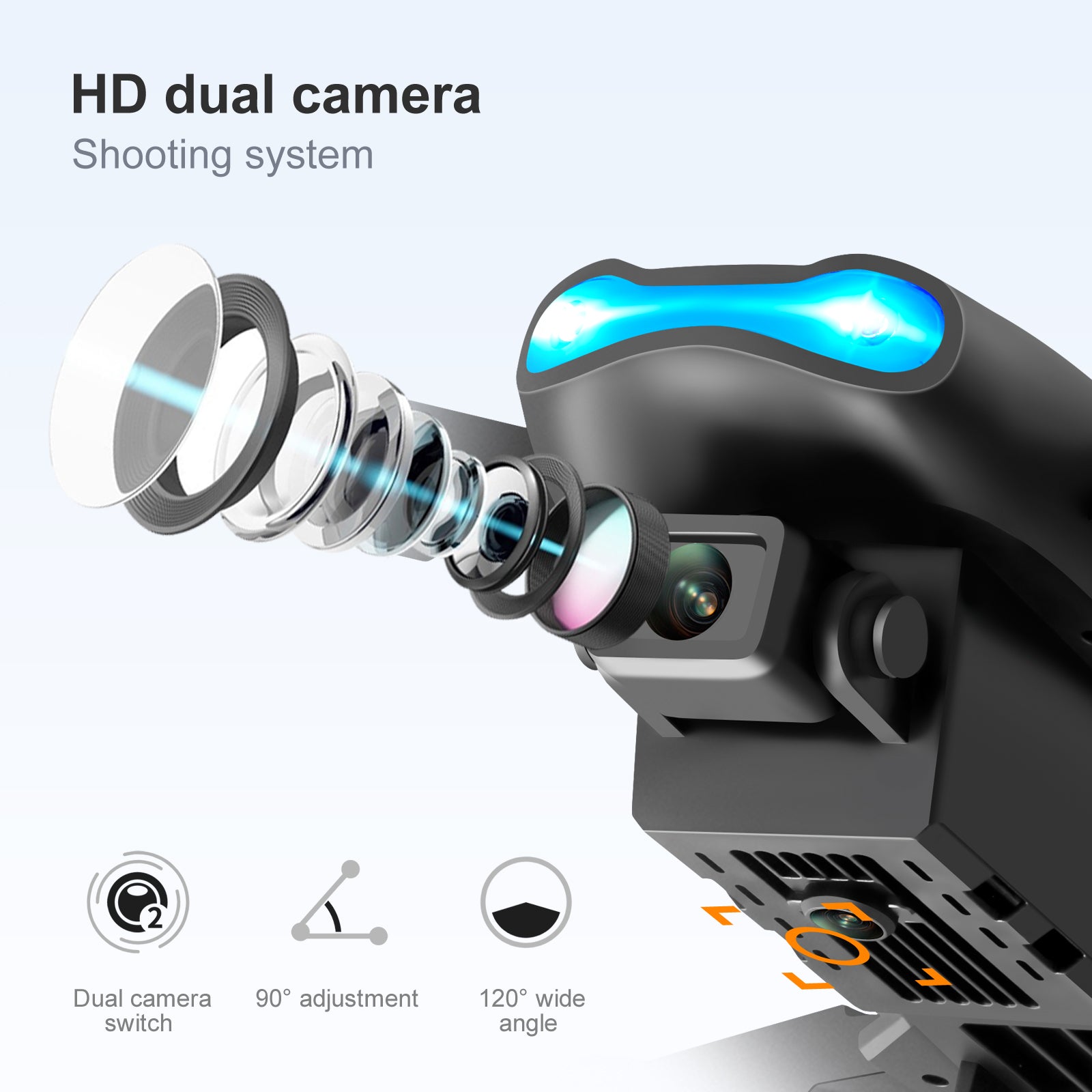 Gps Wifi 4k Hd Camera Long Range Aerial Follow Me Rc Drone With Hd Camera - Image 2