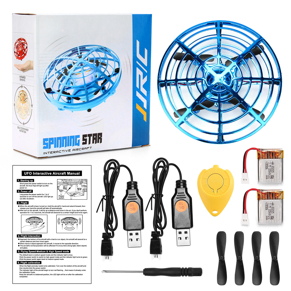 Tiny Quadcopter Hand Sensor Pocket UFO Light Show Indoor Mini Drone Ball Infrared Aircraft - Image 2